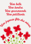 Un joyeux bouquet de fleurs pour maman